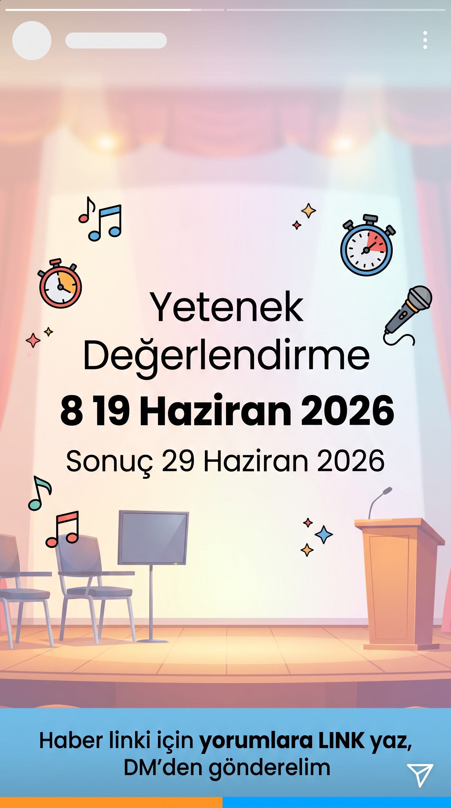 Müzik ve Spor Ortaokullarına Başvuru Takvimi