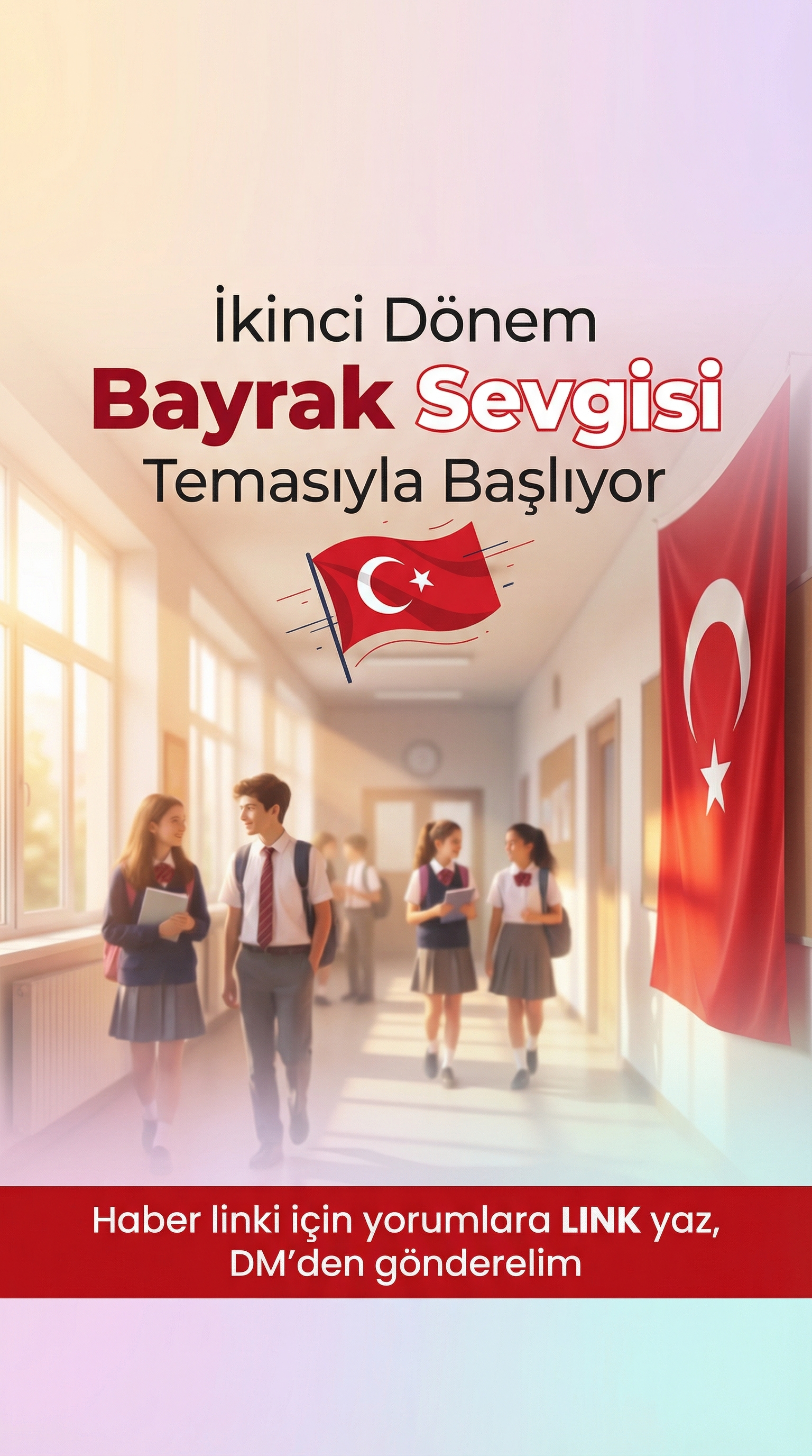 İkinci Dönem Bayrak Sevgisi Temasıyla Başlıyor