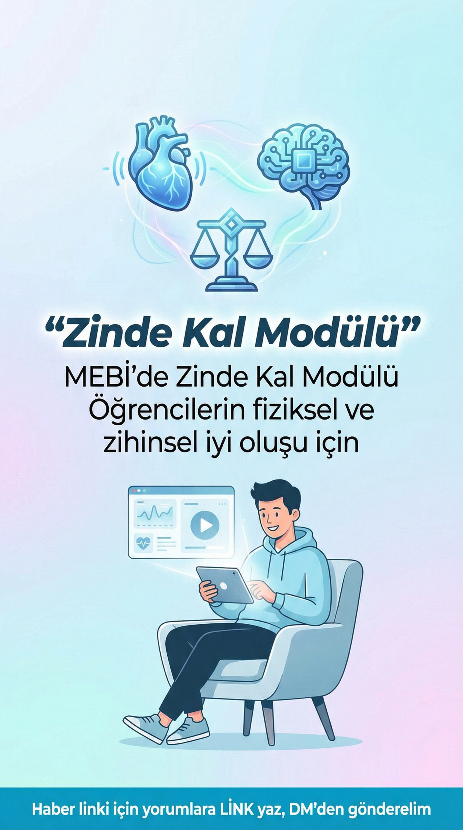 MEBİ’de Zinde Kal Modülü Kullanıma Açıldı