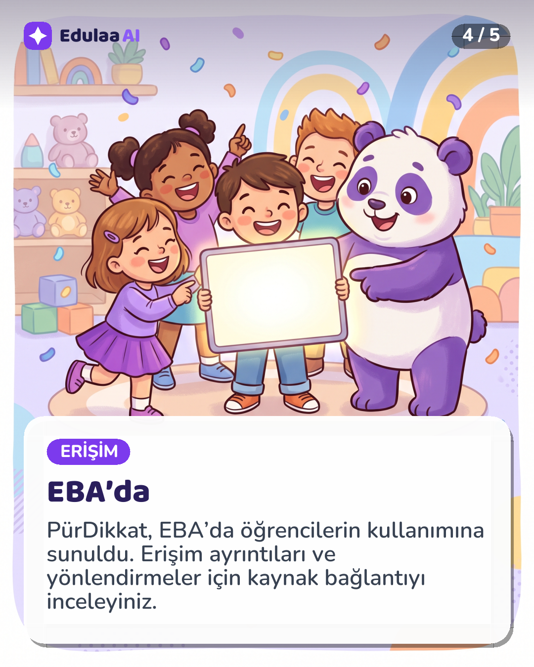 PürDikkat Oyunu EBA’da Öğrencilerle Buluştu