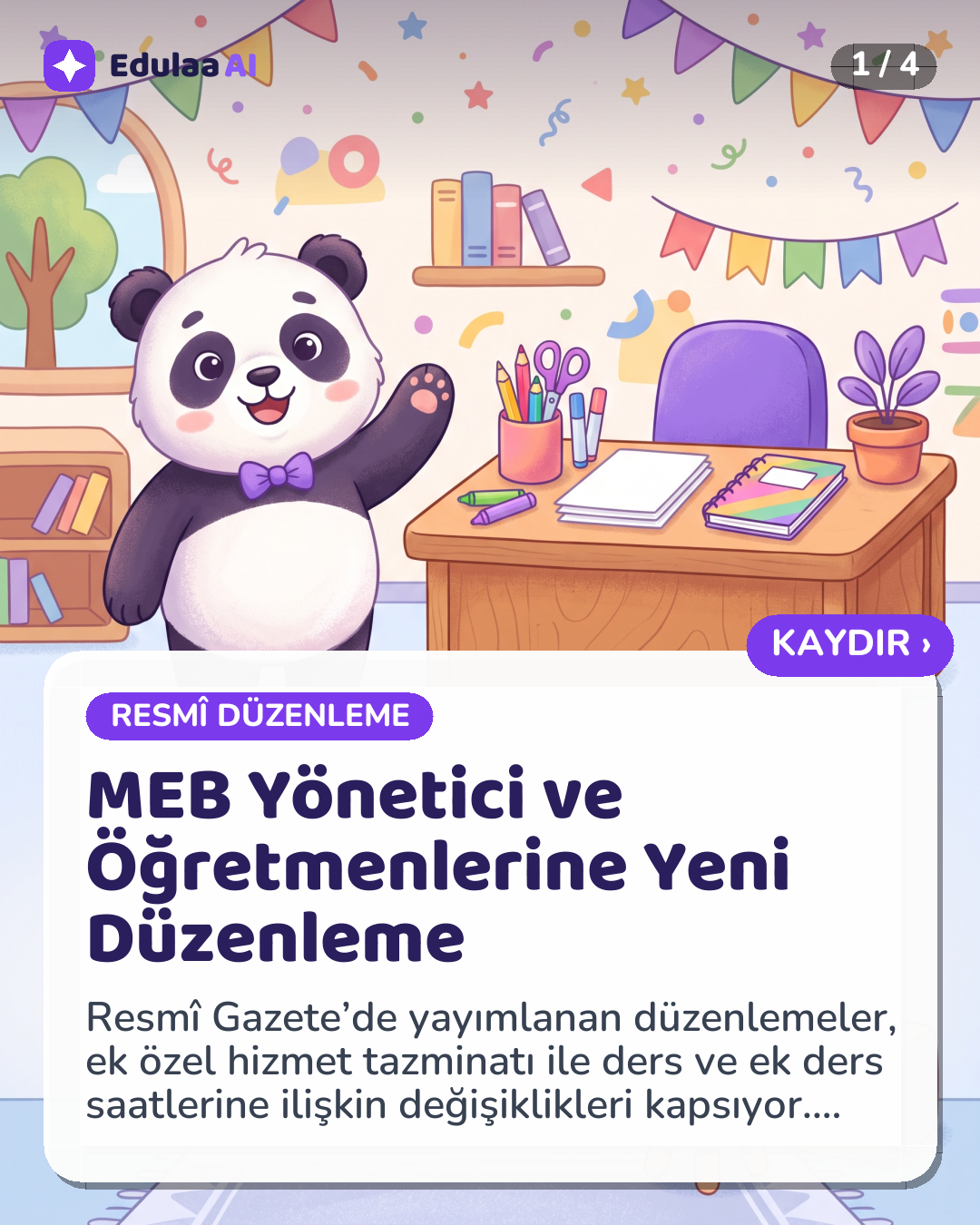 Yönetici ve Öğretmenlere Yeni Düzenleme