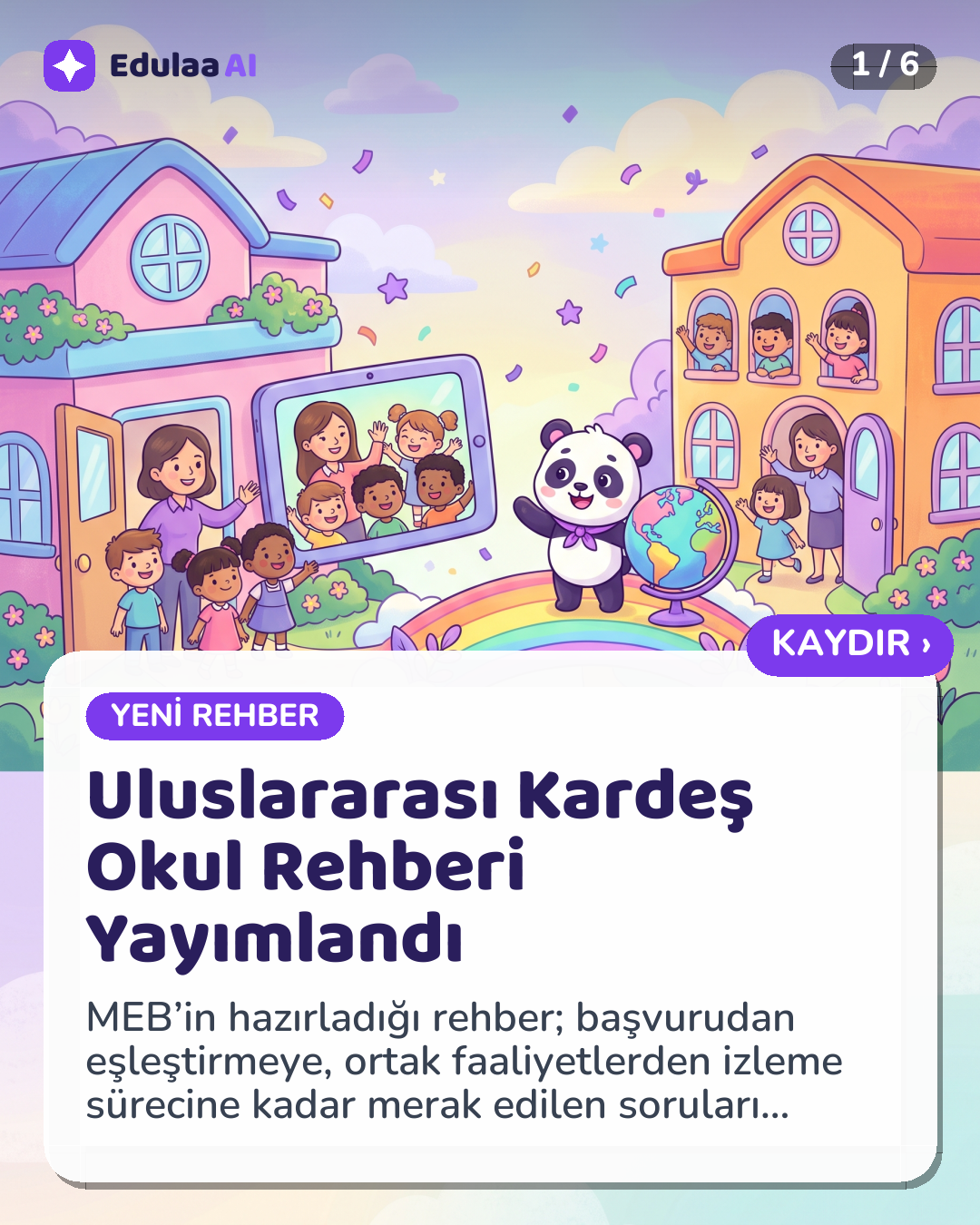 MEB’den Uluslararası Kardeş Okul Rehberi