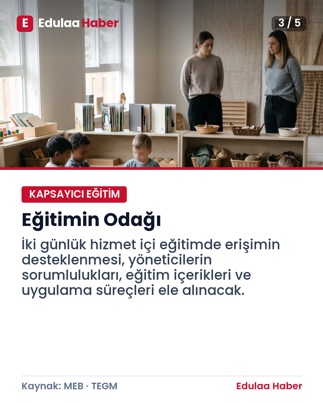 Kapsayıcı Okul Öncesi Eğitim Semineri Başladı