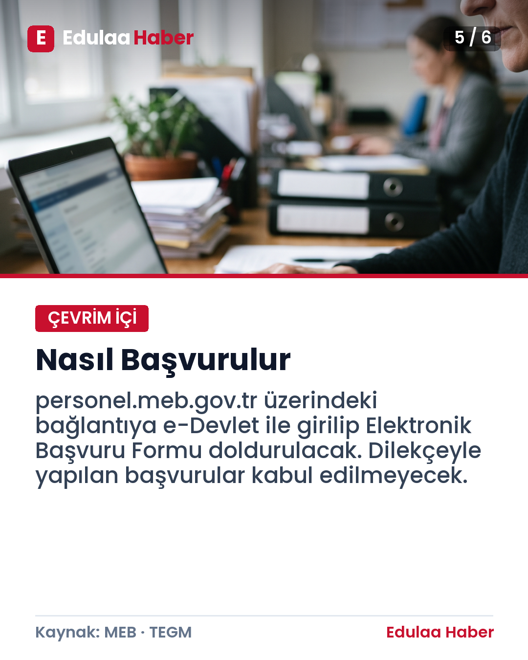 Sözleşmeli Öğretmen Eşlere İller Arası Tayin