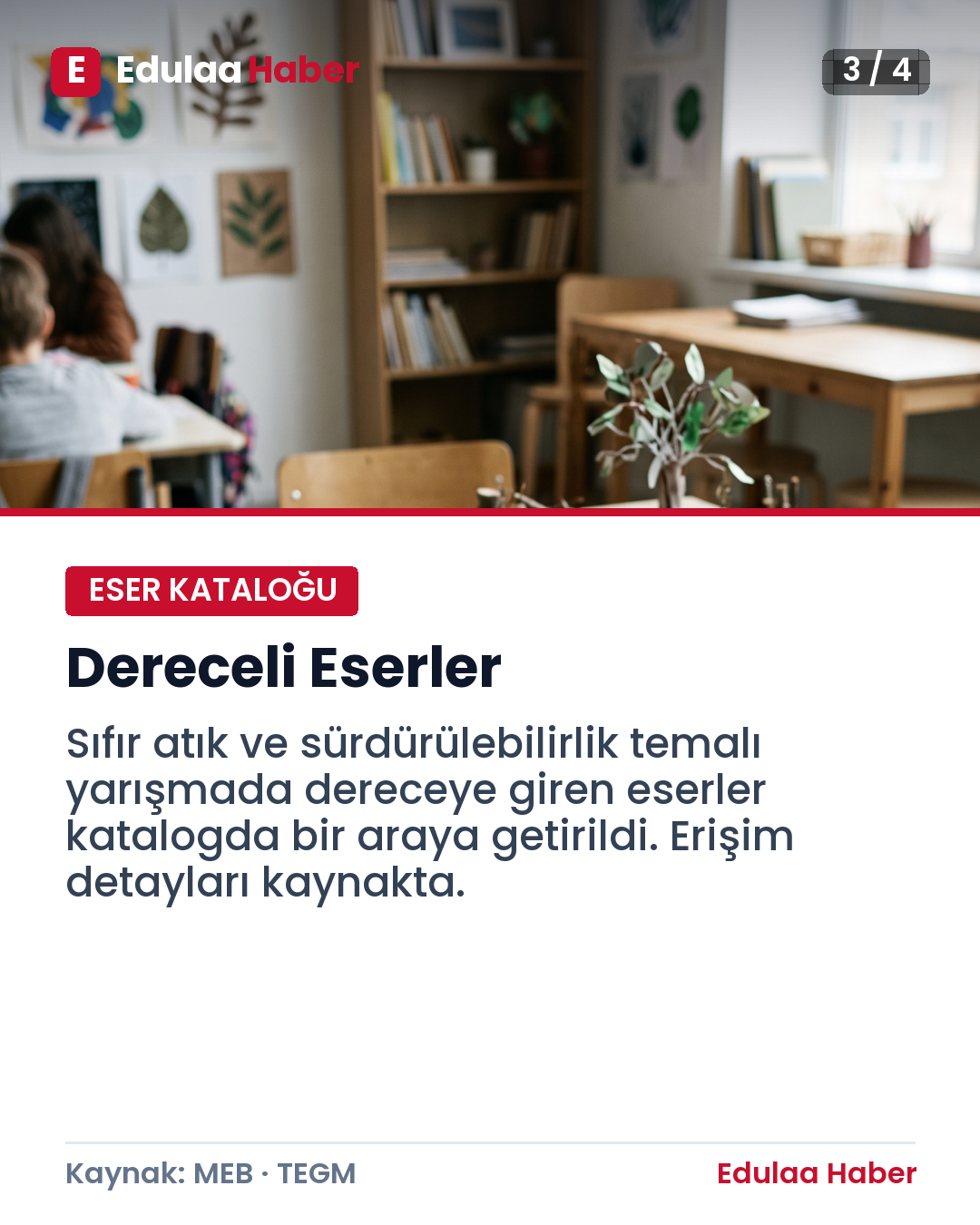 Sıfır Atık Yarışmasının Ödüllü Eserleri Katalogda
