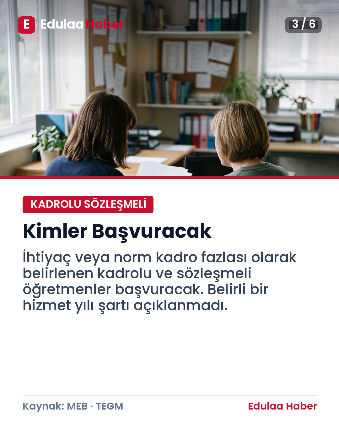 Norm Fazlası Öğretmenler İçin Yer Değiştirme Takvimi