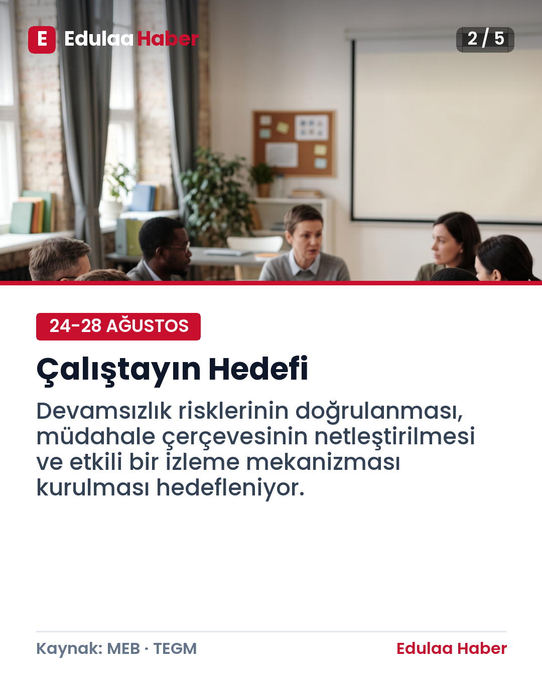 Okullarda Devamsızlığa Karşı Yeni Eylem Planı