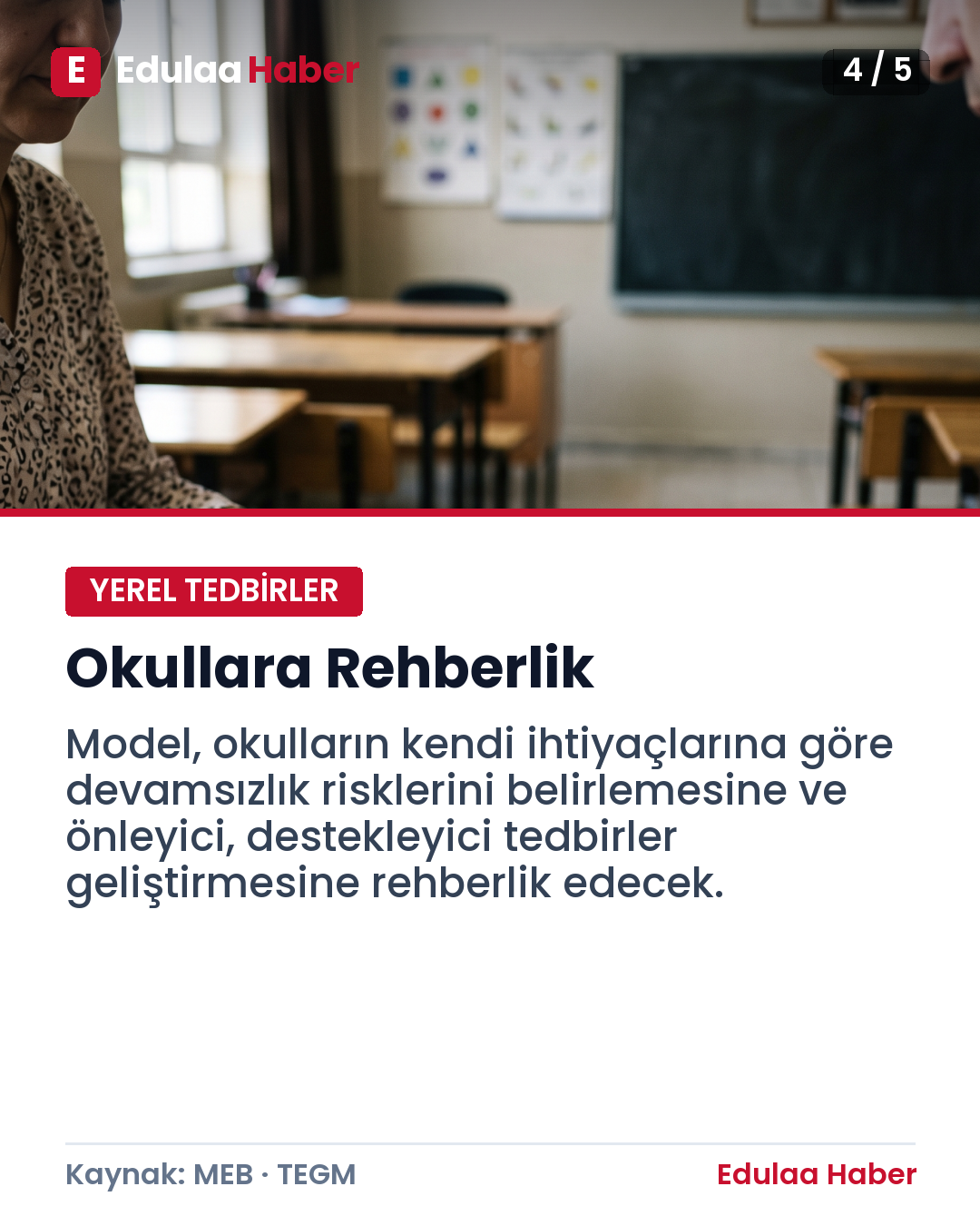 Okullarda Devamsızlığa Karşı Yeni Eylem Planı