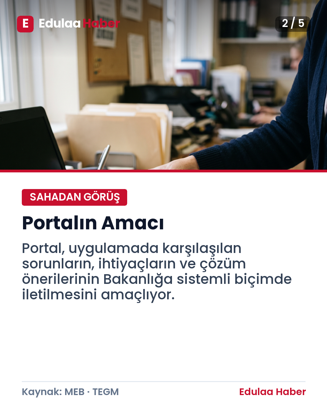 MEB’den Eğitim Çalışanlarına Yeni Görüş Portalı