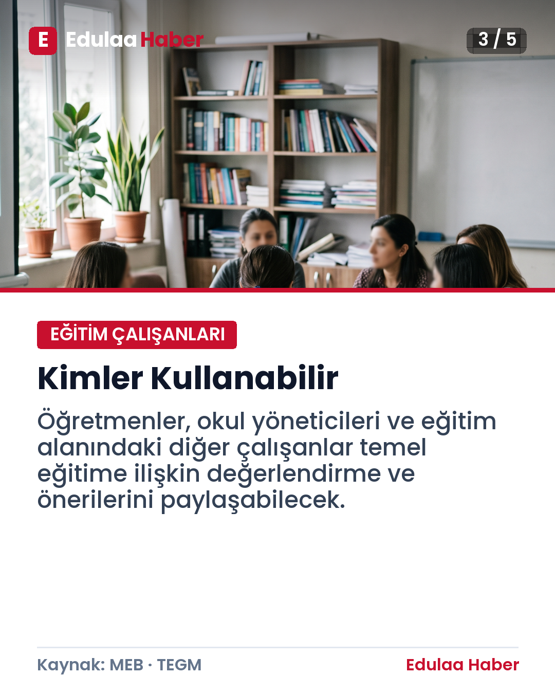 MEB’den Eğitim Çalışanlarına Yeni Görüş Portalı