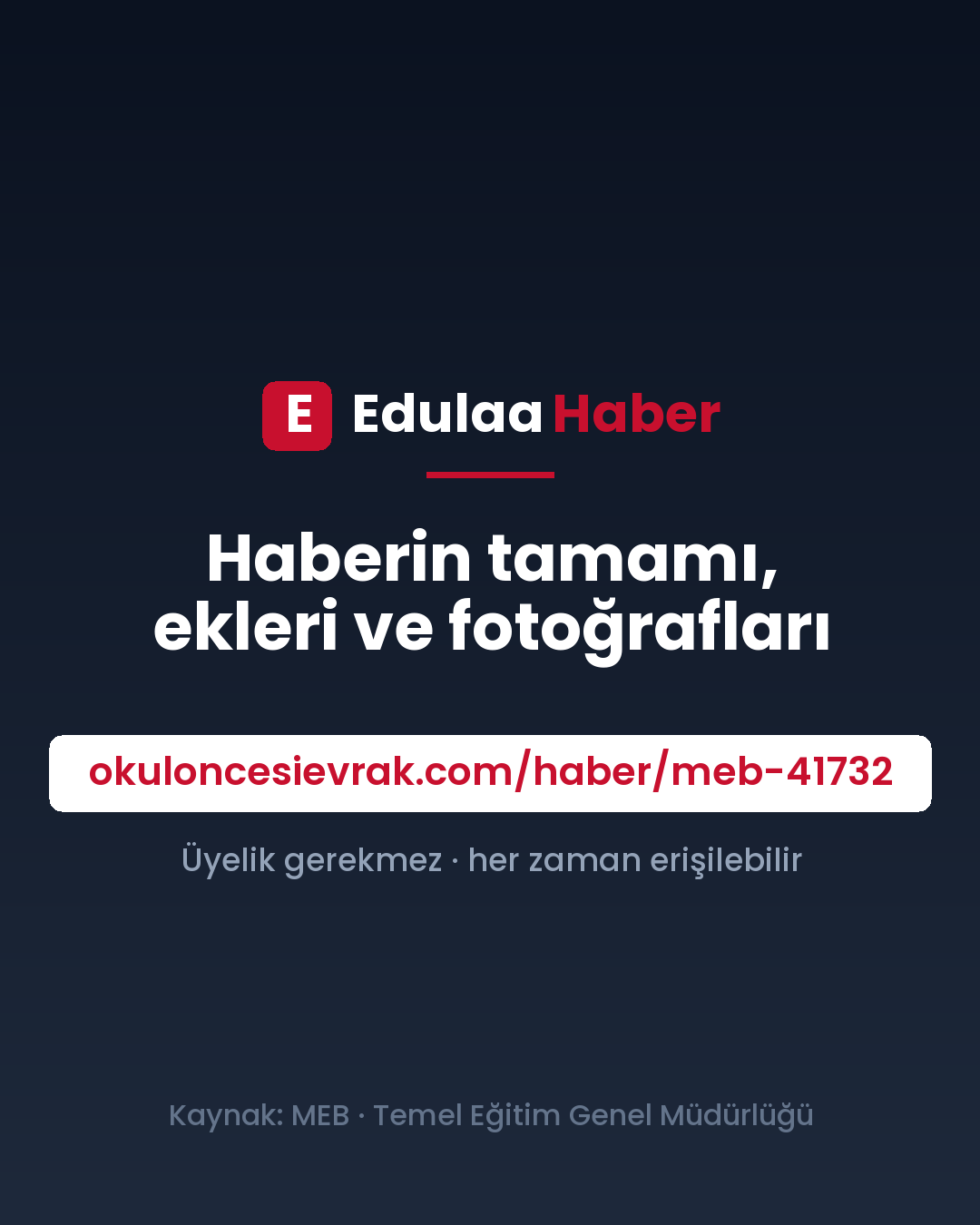 Okula Uyum Sürecine Aile Desteği Geliyor