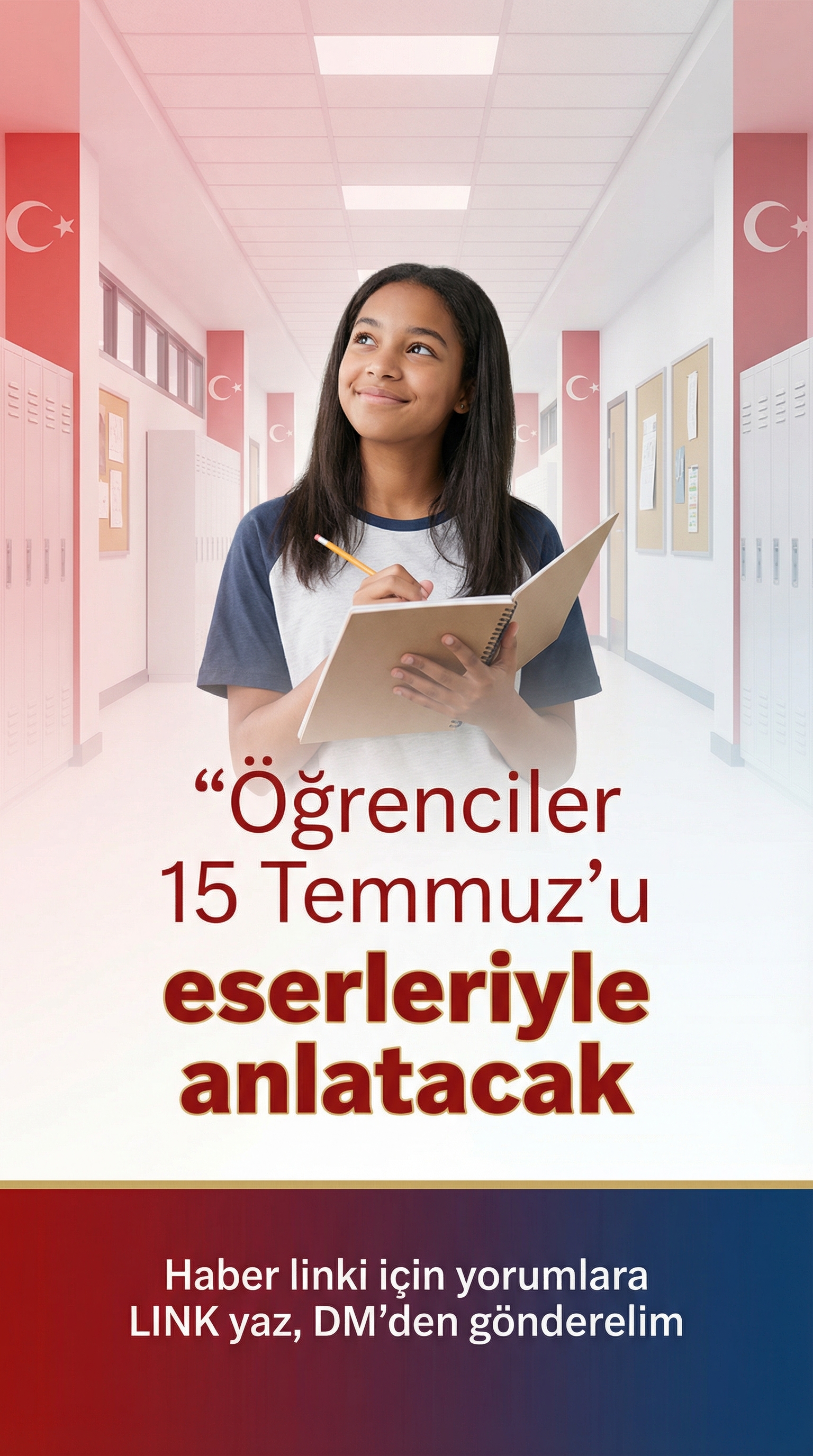 Öğrenciler 15 Temmuz’u Eserleriyle Anlatacak