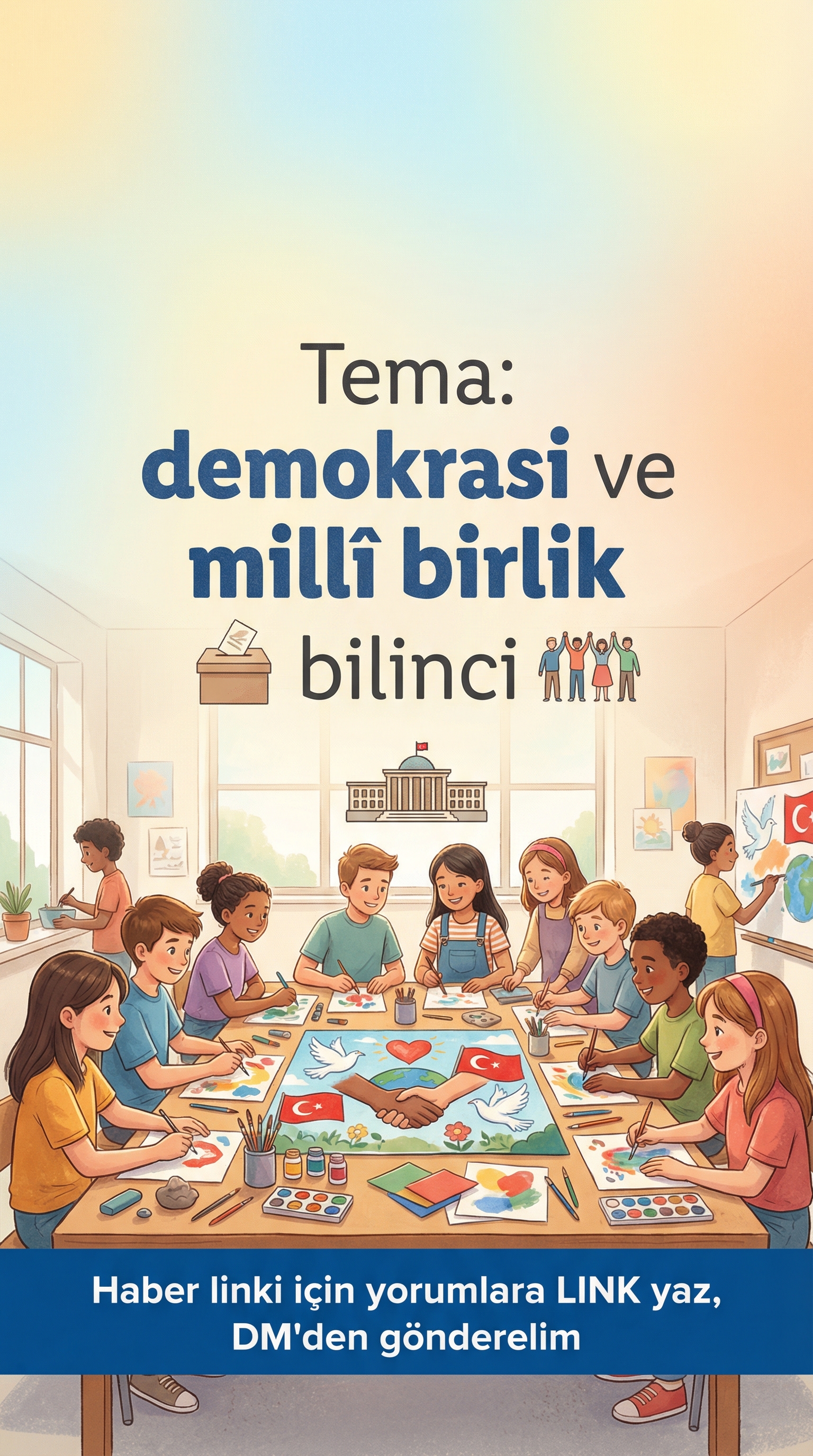 Öğrenciler 15 Temmuz’u Eserleriyle Anlatacak