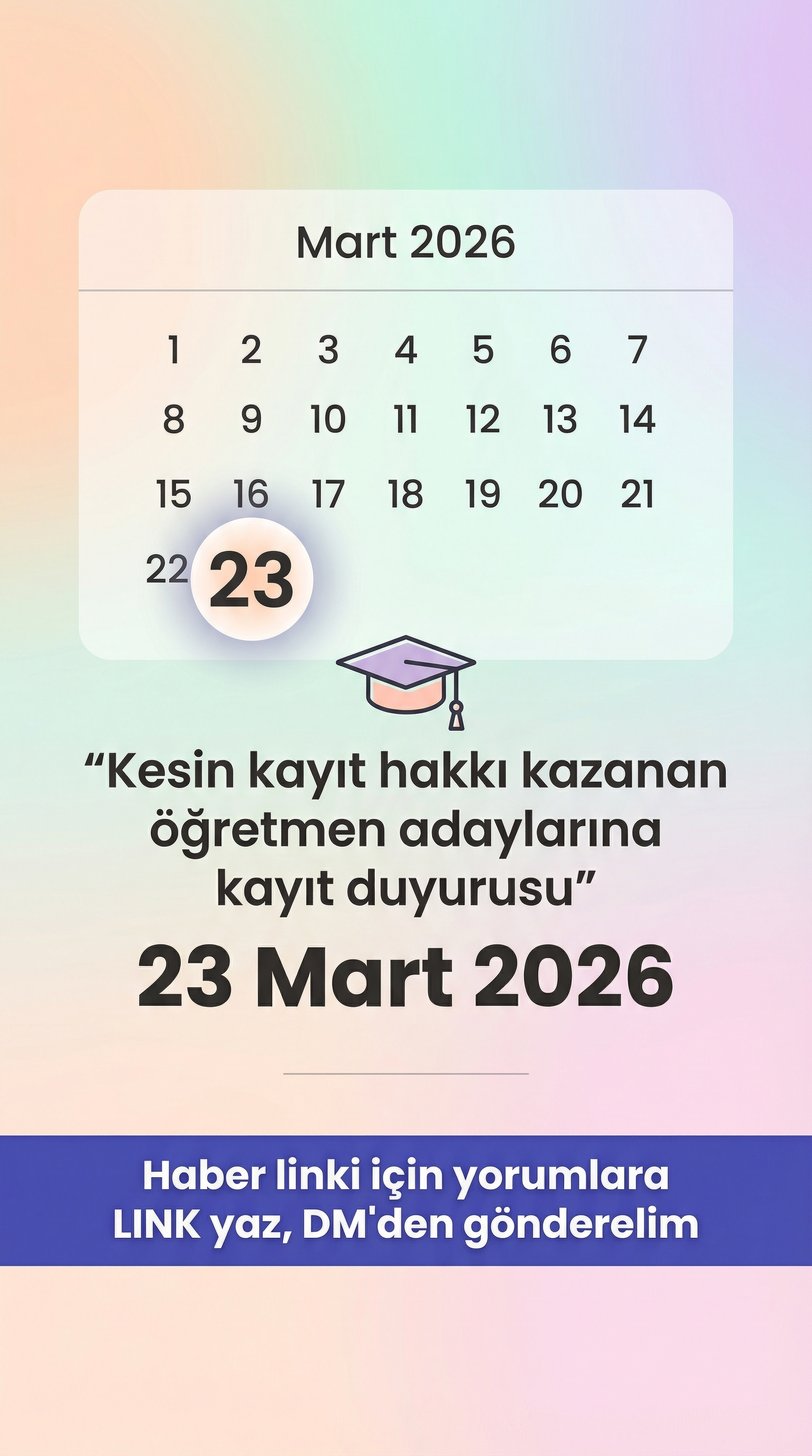 Millî Eğitim Akademisi Hazırlık Takvimi Açıklandı