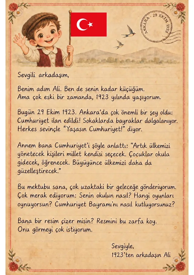 1923'ten Gelen Mektup Seti — örnek sayfa 3