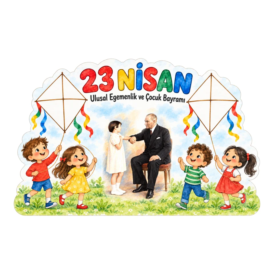 Uçurtma Şenliği — 23 Nisan Panosu — örnek sayfa 2