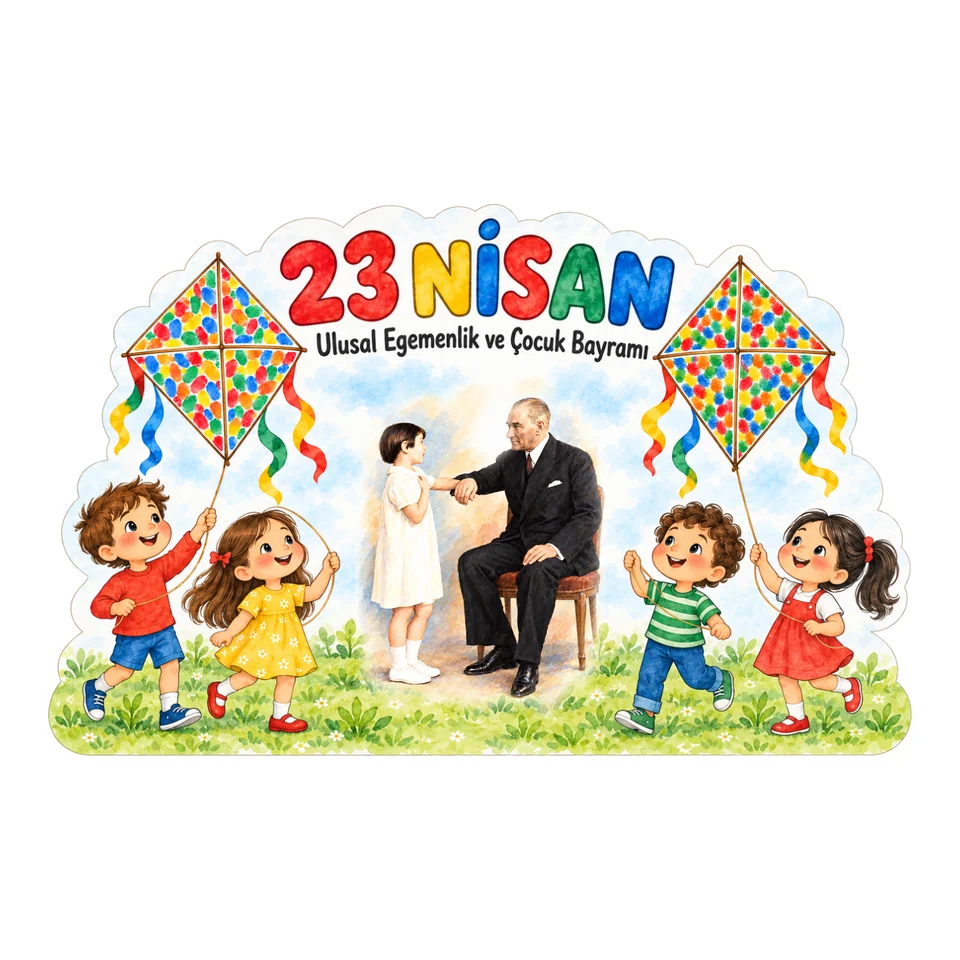 Uçurtma Şenliği — 23 Nisan Panosu — örnek sayfa 3