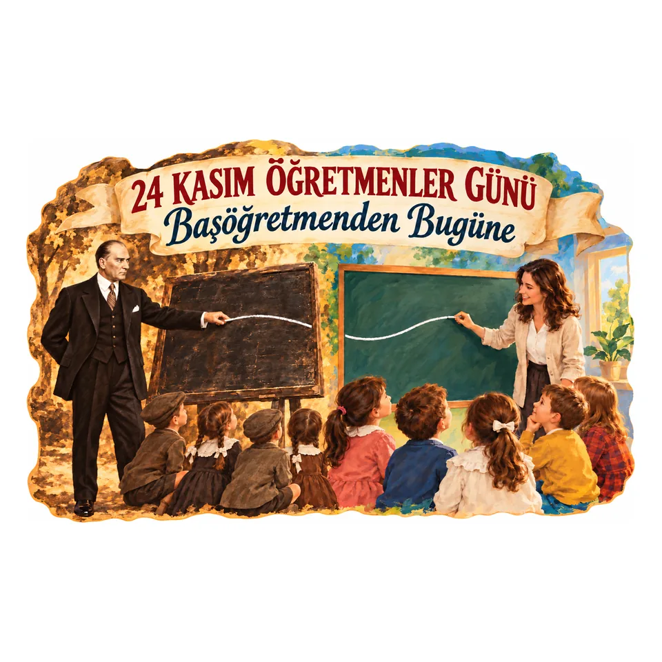 Başöğretmenden Bugüne — 24 Kasım Panosu — örnek sayfa 2