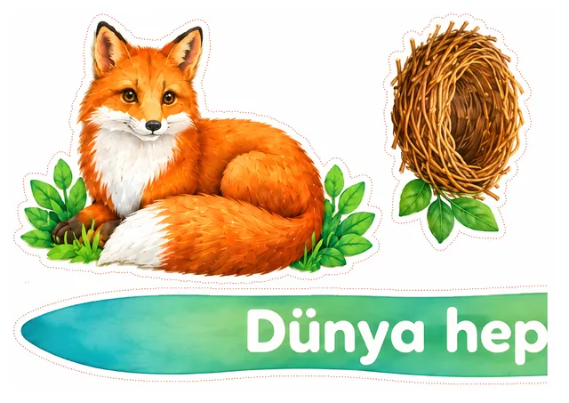 Hayvanları Koruma Günü Pano Seti — örnek sayfa 3