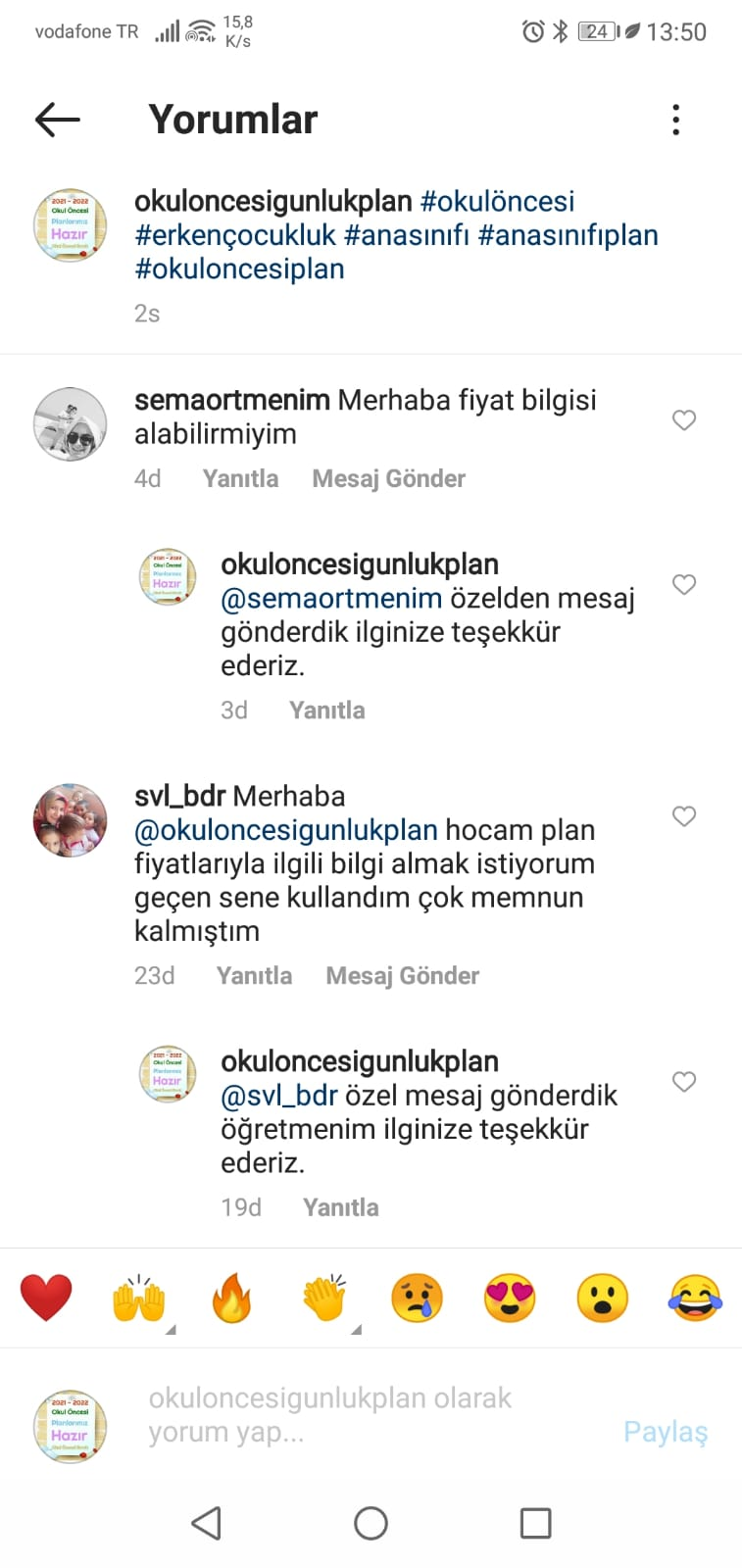 Öğretmen kullanıcı yorumu 7