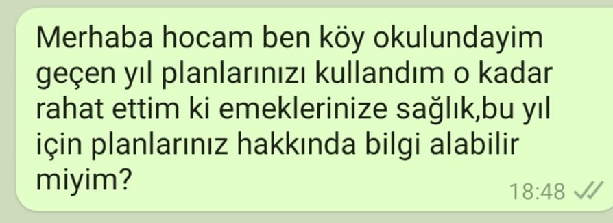Öğretmen kullanıcı yorumu 10