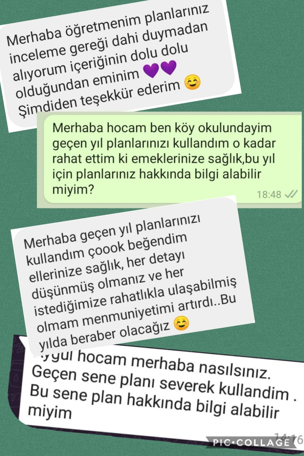 Öğretmen kullanıcı yorumu 11
